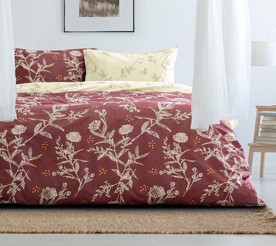 Kocoon Set Einzel 3Stück 160x270cm Grunge Rose / Bordeaux Kocoon Set Einzel 3Stück 160x270cm Grunge Rose / Bordeaux