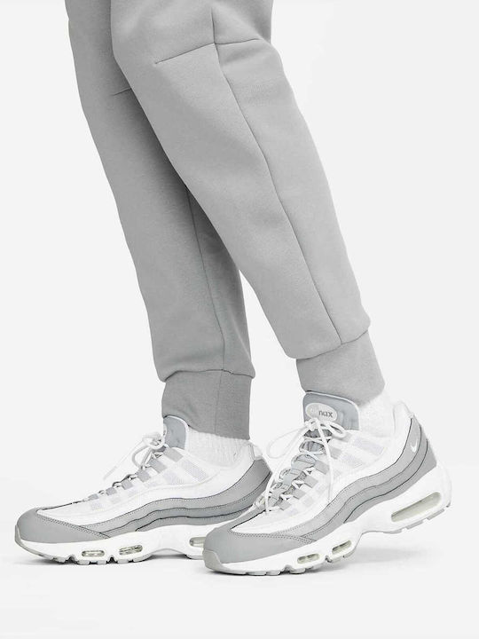 Sportswear Tech Fleece Παντελόνι Φόρμας με Λάστιχο Γκρι
