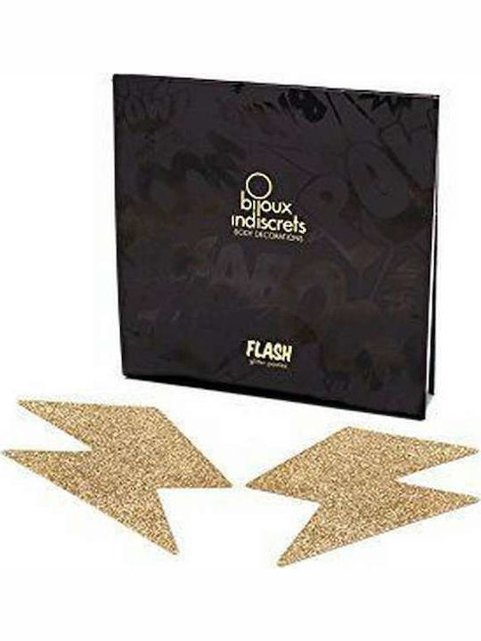 Bijoux Indiscrets Flash Bolt Glitter Nipple Stickers