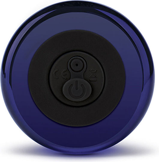 Glas Anal Vibrator with Wireless Functionality Blue