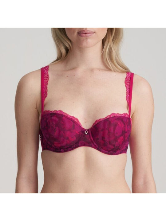 Marie Jo Anna, Balcony bra with lining, Color Bordeaux