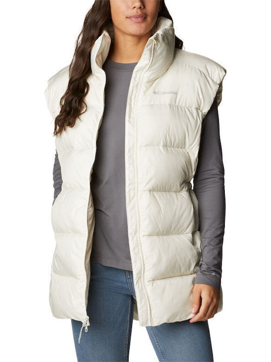 Puffect Mid Women's Short Puffer Jacket for Winter White