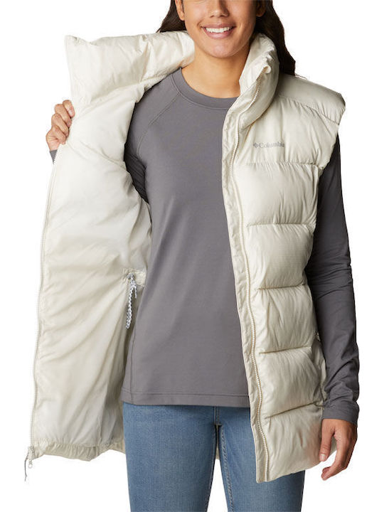 Puffect Mid Women's Short Puffer Jacket for Winter White
