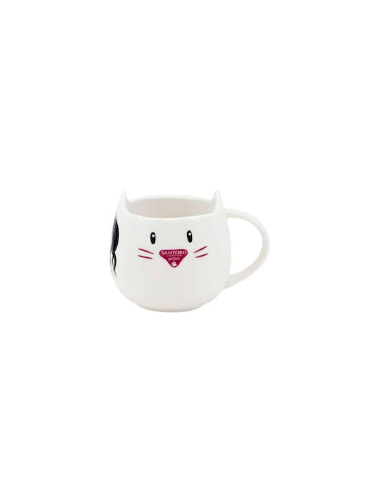 Santoro Ruby Wild Porcelain Cup White 2pcs