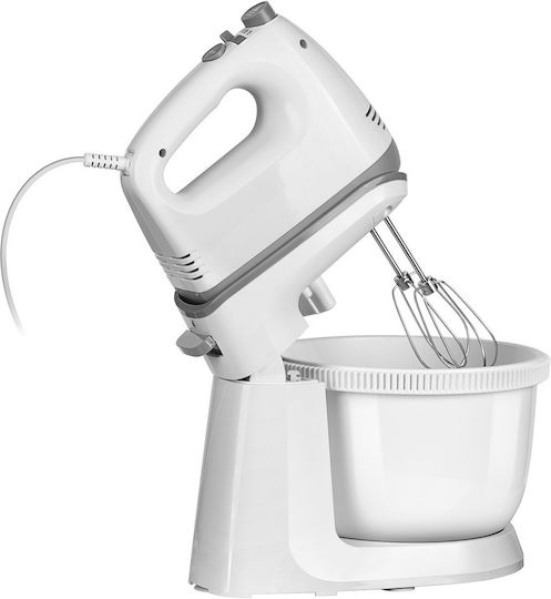 Teesa Μίξερ με Πλαστικό Κάδο 3.4lt Λευκό 400W