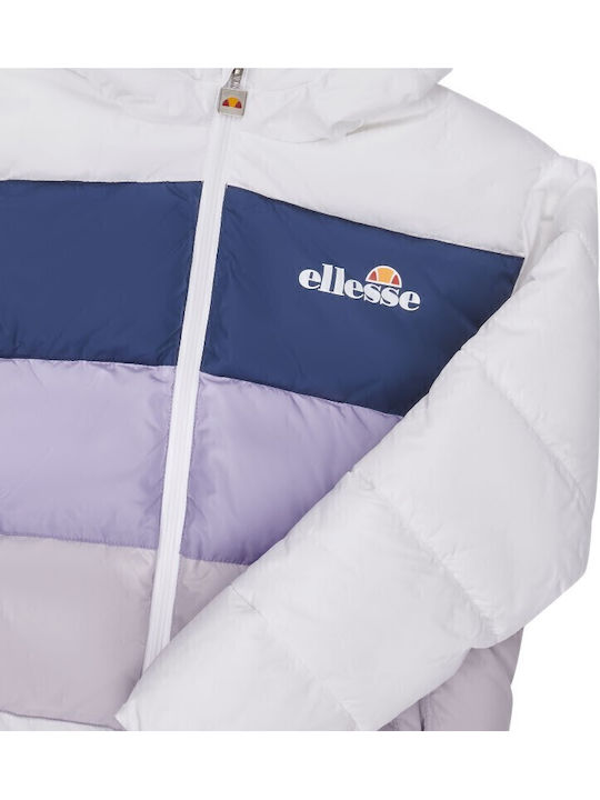 Kids' Quilted Jacket Short with Hood White