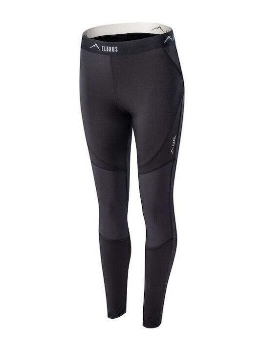 Alisos Schulung Frauen Lang Leggings Fleece-Beschichtung Schwarz