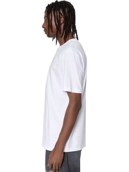 T-Just-Microdiv T-shirt Λευκό