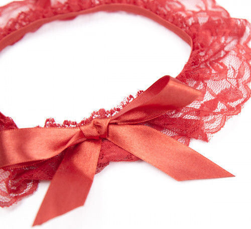 Naughty Toys Strapsbänder mit Spitze Rote