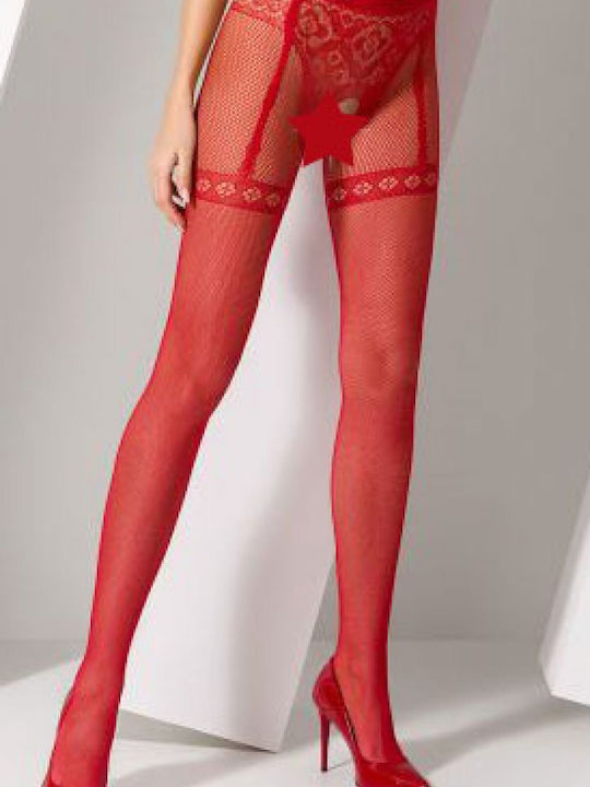Passion S012 Crotchless Pantyhose 