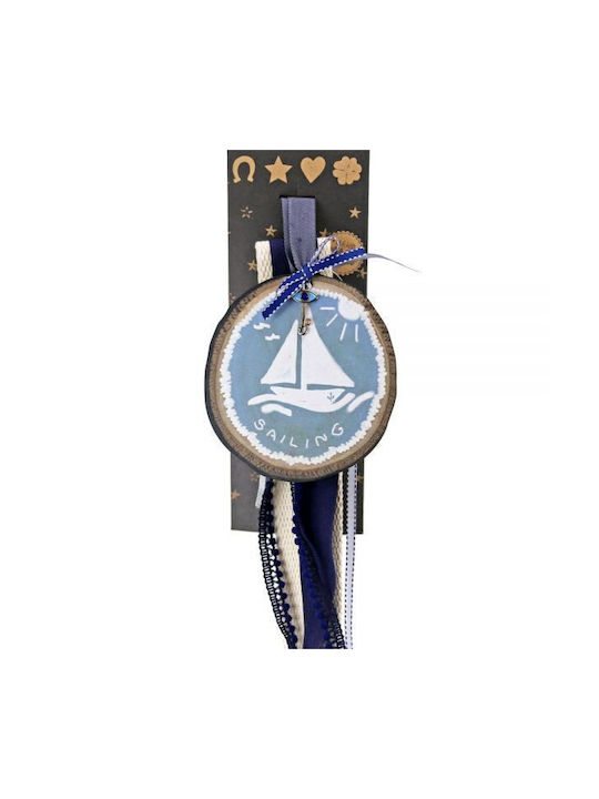 Synchronia Tischplatte Glücksbringer Boot Blau 1Stück