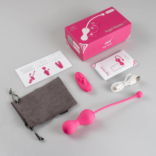 Magic Motion Smart Kegel Master Balls Ασύρματες Κολπικές Μπάλες με Δόνηση Ροζ