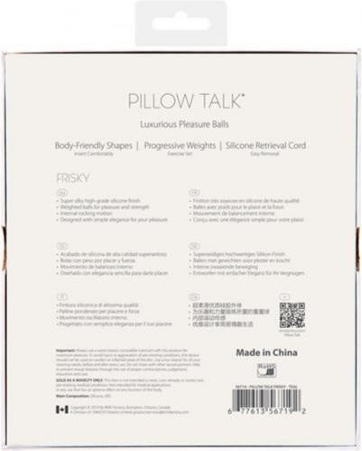 La Lolita Amsterdam Pillow Talk Miu Miu Kegel Frisky Κολπικές Μπάλες με Δόνηση Τιρκουάζ