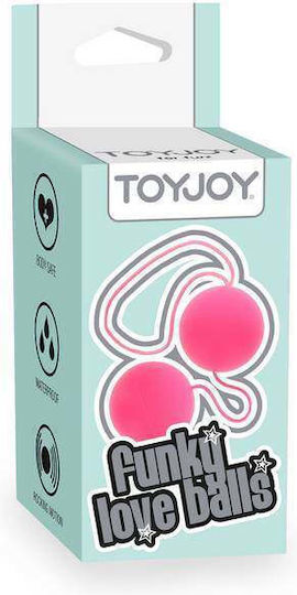 ToyJoy Funky Love Balls Κολπικές Μπάλες Ροζ