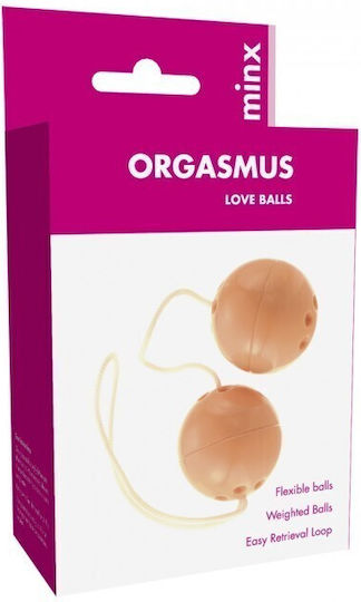 Minx Orgasmus Love Balls Weighted Ben Wa Balls Vaginalbälle Fleisch