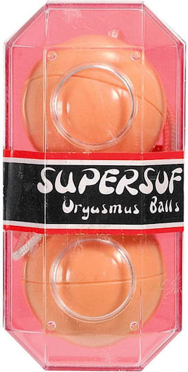 Seven Creations Supersoft Orgasmus Balls Κολπικές Μπάλες Πορτοκαλί
