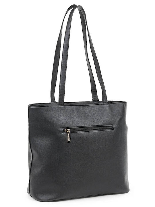 Verde Damen Tasche Shopper Schulter Schwarz