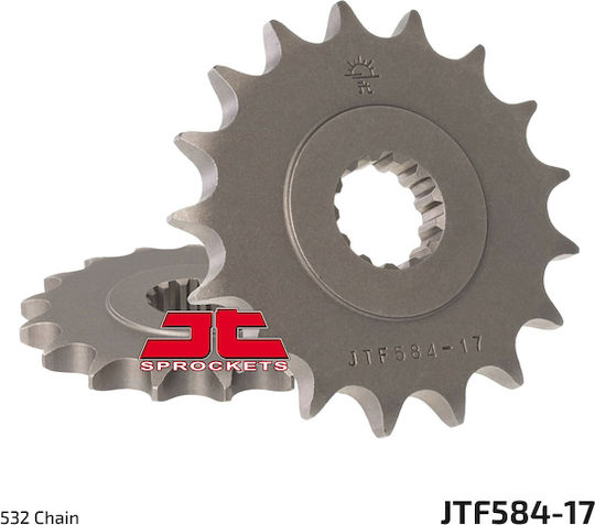 JT Sprockets Vorderes Ritzel 17 Zähne für Yamaha GTS 1000 / YZF-R6
