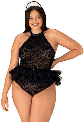 Obsessive Frilles Costume Sexy Costum Black