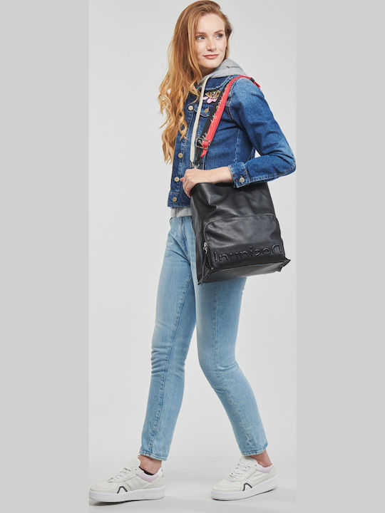 Jacksonville Women's Short Jean Jacket for Spring or Autumn with Hood Blue