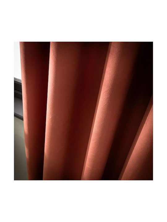 Gofis Home Curtain With Grommets Winter 711 12 Paprika 140x280cm