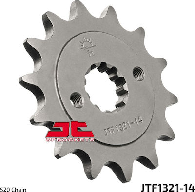 JT Sprockets Vorderes Ritzel 14 Zähne für Honda CBR 250 / CBR 300 / CRF 250 / CRF 250L