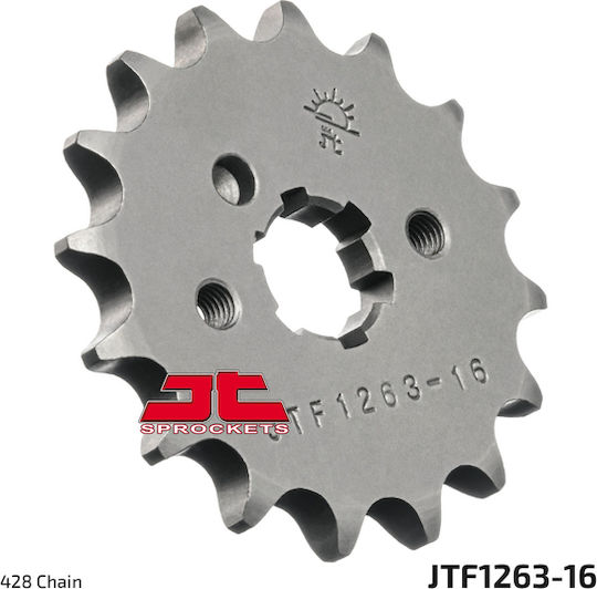 JT Sprockets Γρανάζι Μπροστά 16 Δοντιών για Yamaha Crypton R 115 / TZR