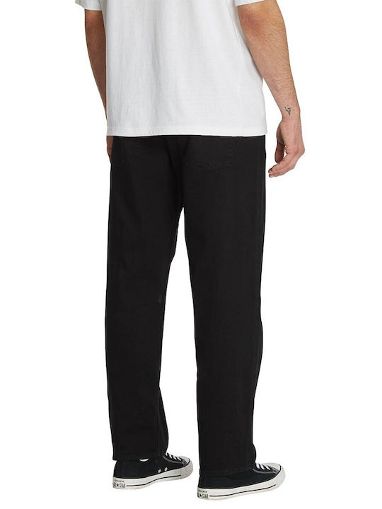 Modown Men's Jeans Pants with Relaxed Tapered Fit Black