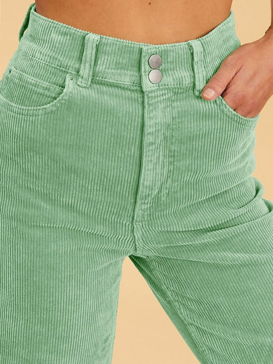 Chill Out Women's Fabric Trousers Chill Out Washed Grass