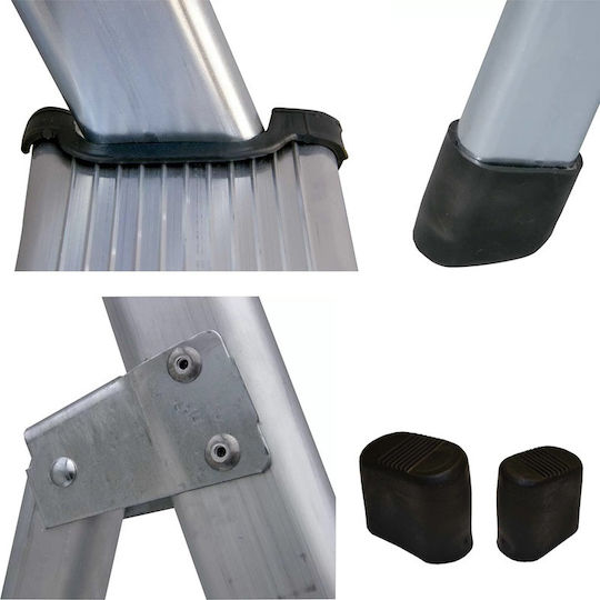 Profal Ladder Aluminum with 3+1 Steps 135cm