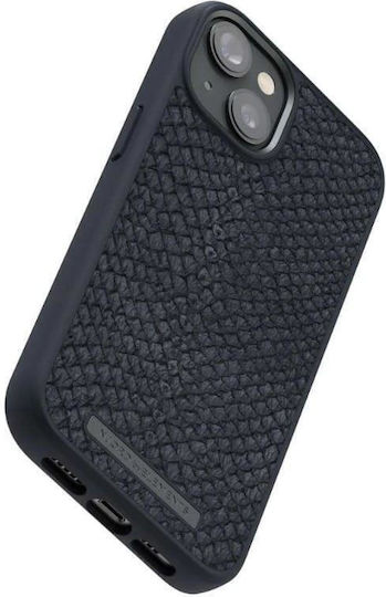 Njord Salmon Leather Back Cover Δερμάτινο 2mm Μαύρο (iPhone 14)