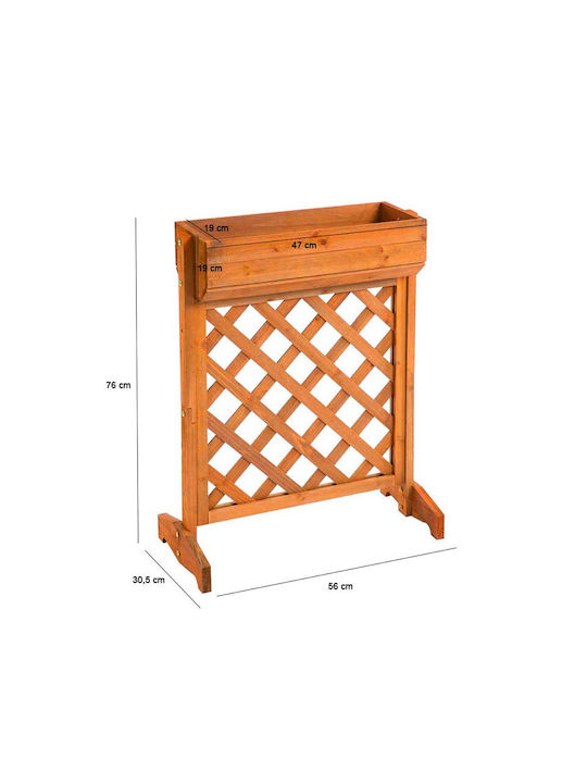 Timeless Tools Planter Box Wooden Orange 56x30.5x76cm.
