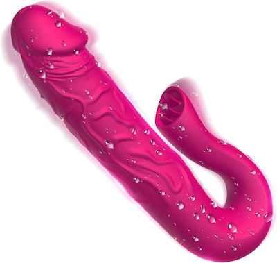 Boss Of Toys Realistic Tongue Stimulating Dildo Vibrator 23cm