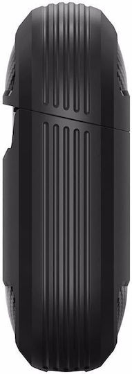 Spigen Rugged Armor Silicone Case with Keychain Black for Google Pixel Buds Pro