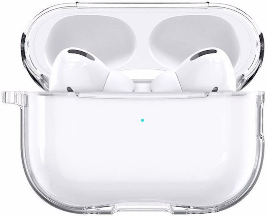 Spigen Ultra Hybrid Plastic / Silicone Case with Keychain Crystal Clear for Apple AirPods Pro