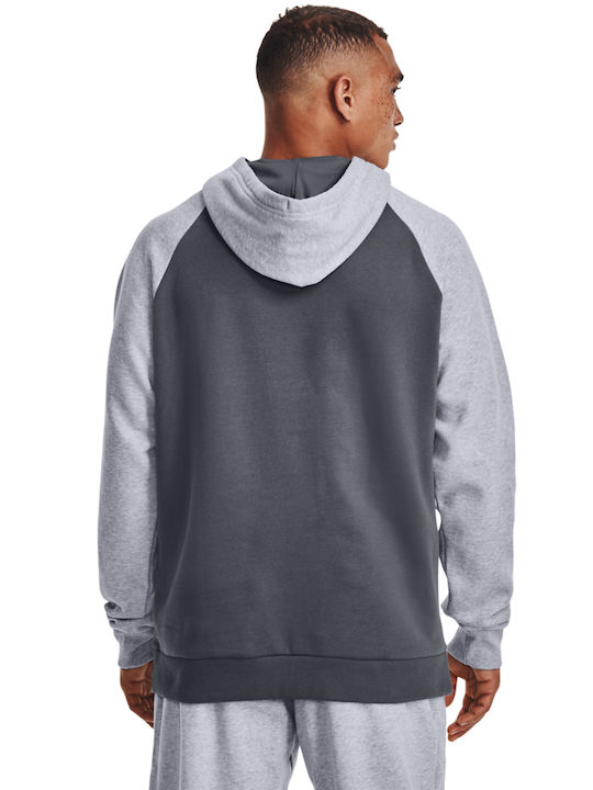 Under Armour Rival Men's Sweatshirt with Hood and Pockets Gray