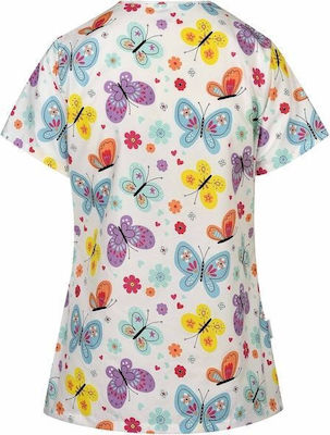 B-Well Bambina Women's Medical Blouse Multicolour