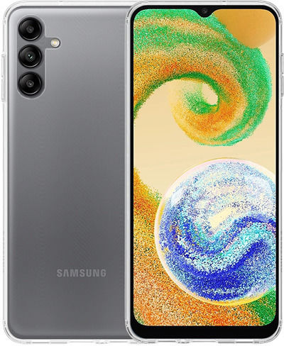 Vivid Back Cover Σιλικόνης Σετ με Τζαμάκι Διάφανο (Galaxy A04s)