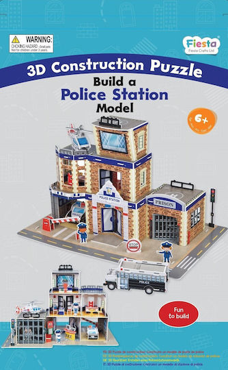 Fiesta Crafts Παιχνίδι Κατασκευών Χάρτινο Police Station