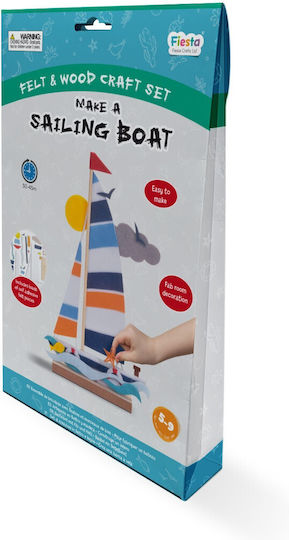Fiesta Crafts Wooden Construction Toy Boat