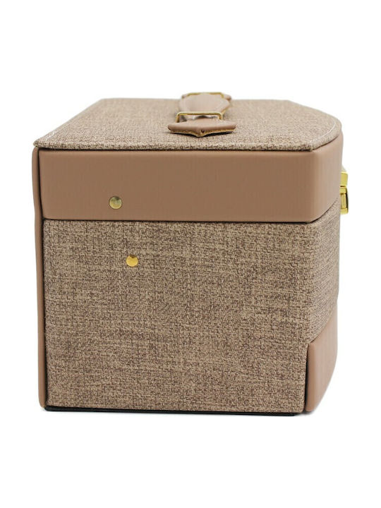 Velvet Jewellery Box with Drawer & Mirror Sapio Apple 13x23x13.5cm