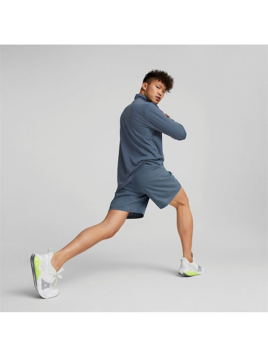 Run Fav 2 In 1 Sports Men's Shorts Navy Blue