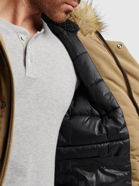 Winter Jacket Bomber Beige