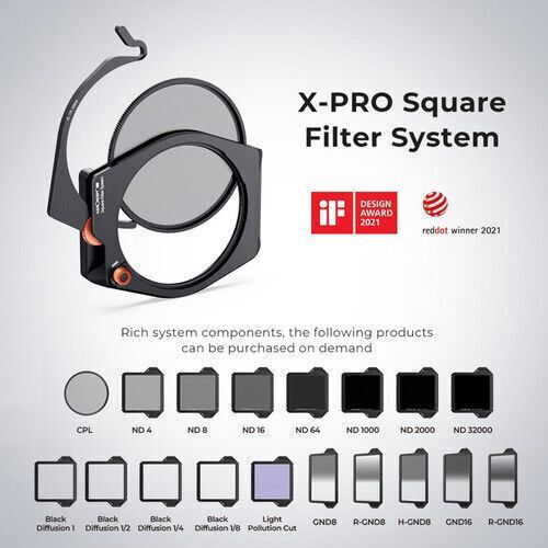 K&F Concept X-Pro Square Filter Halterung / ND für Kameraobjektive