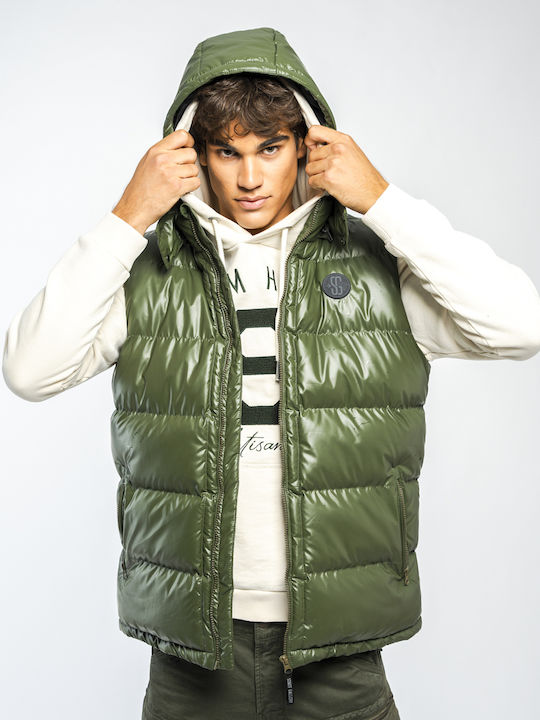 Zedman Ärmellos Jacke Puffer Khaki