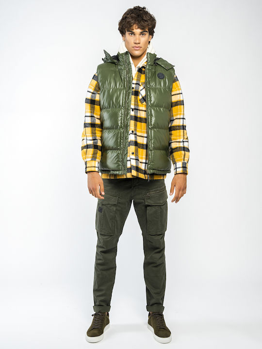 Zedman Ärmellos Jacke Puffer Khaki