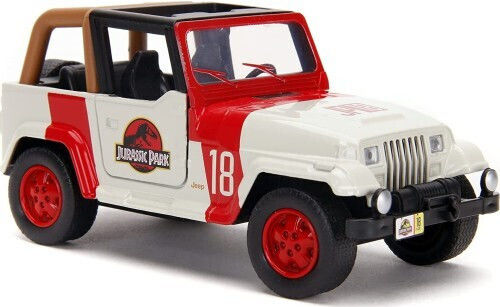 Jada Toys Jurassic World Jurassic Park Wrangler Αυτοκινητάκι 1:32 για 8+ Ετών