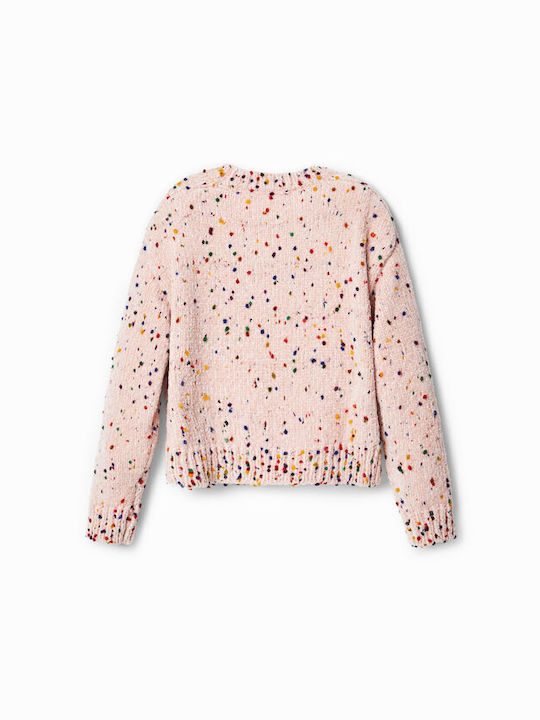 Desigual Kids Sweater Long Sleeve Pink