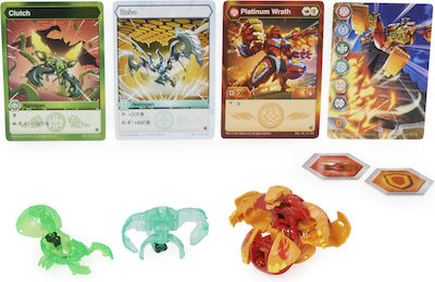 Spin Master Jucărie Miniatură Evolutions Wrath & Nano Clutch Bakugan pentru 6+ Ani (Diverse modele) 1 buc