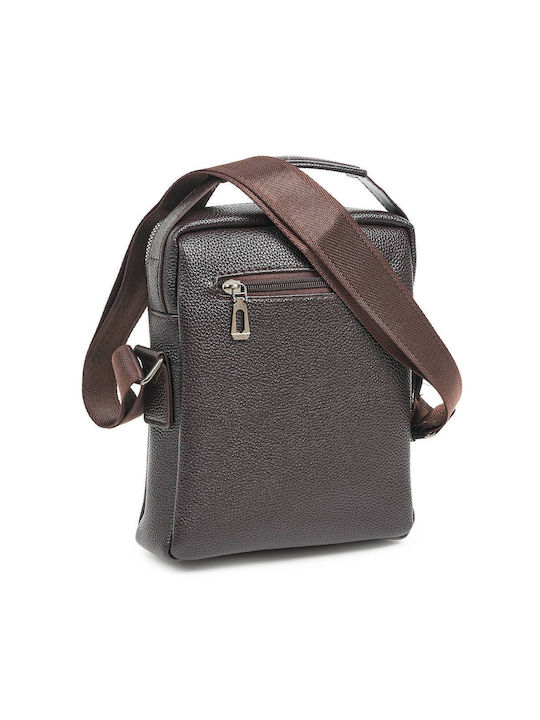 Verde Men's Bag Shoulder / Crossbody Brown